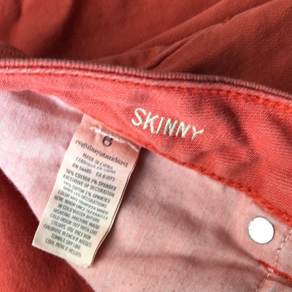 AE Coral Skinny Pants Size 6 - Picture 2 of 4